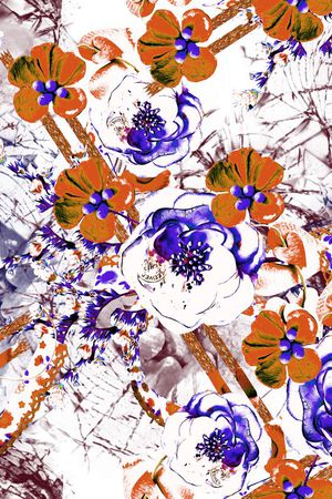 女装连衣裙外套T恤抽象印花华亿平台图片