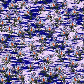 709789-3D立体花卉草地蓝