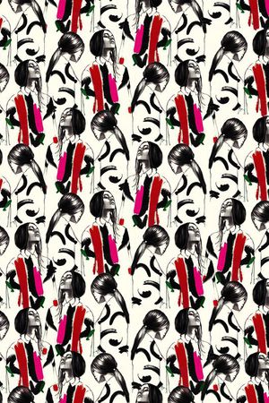 涂鸦印花华亿平台图片