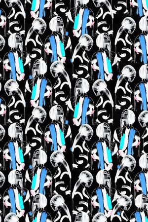 涂鸦印花华亿平台图片