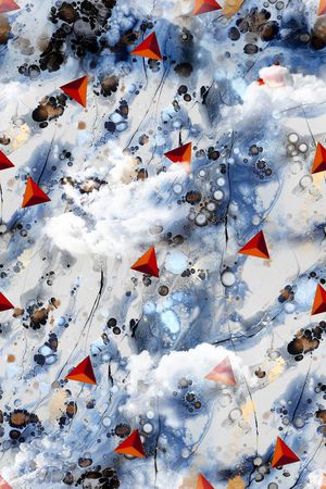 几何印花华亿平台图片