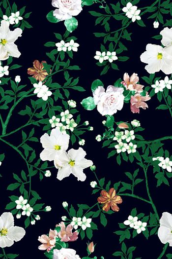 黑底印花华亿平台图片