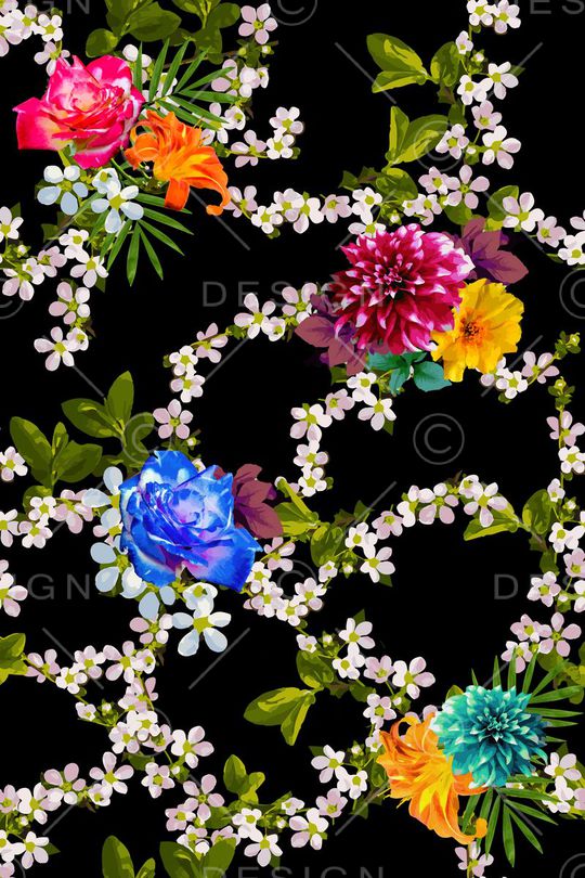 小碎花印花华亿平台图片