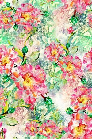 手绘印花华亿平台图片