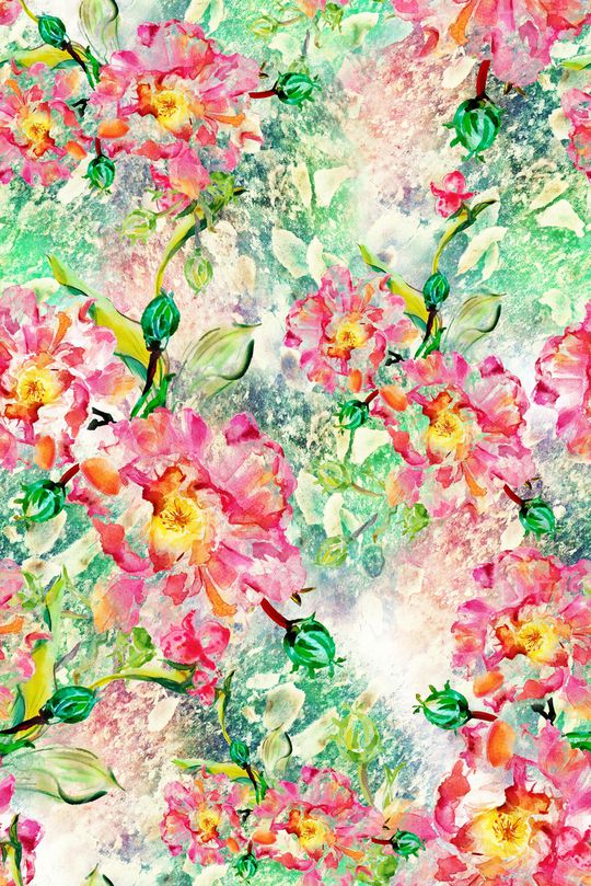 手绘印花华亿平台图片