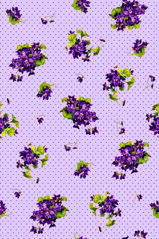 抽象手绘满版花卉印花华亿平台图片