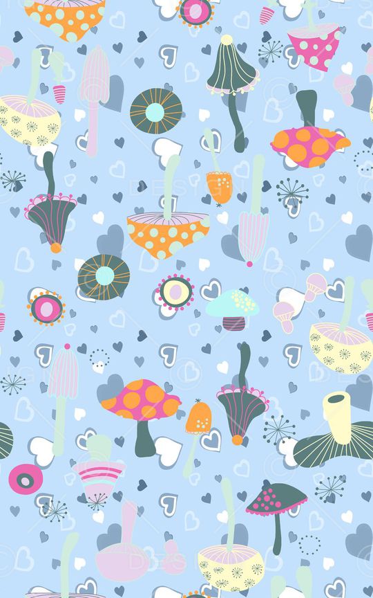 蘑菇印花华亿平台图片