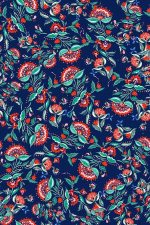 小碎花印花华亿平台图片