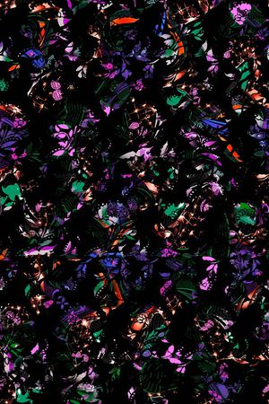 抽象印花华亿平台图片