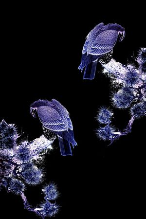 夹克外套印花华亿平台图片