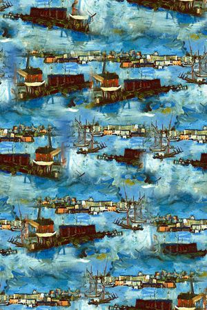 男装衬衫华亿平台印花华亿平台图片