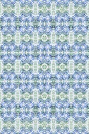 抽象花卉组合印花华亿平台图片