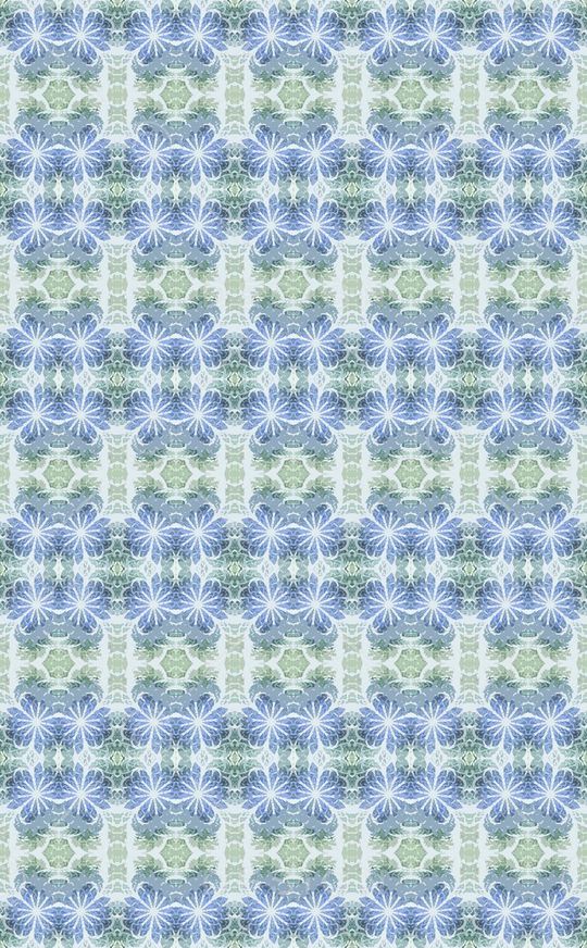 抽象花卉组合印花华亿平台图片