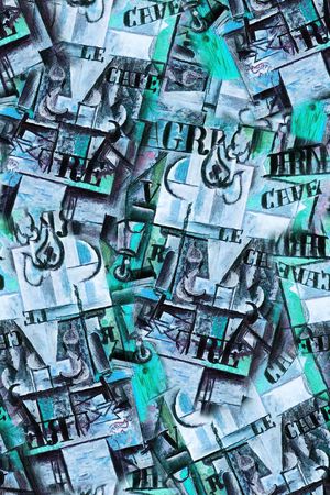 笔触印花华亿平台图片