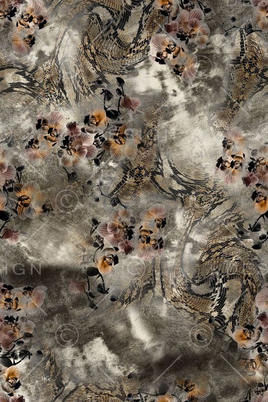 手绘印花华亿平台图片