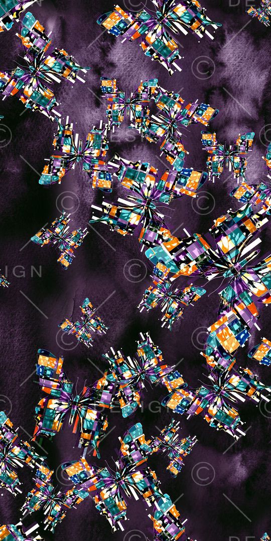 昆虫印花华亿平台图片