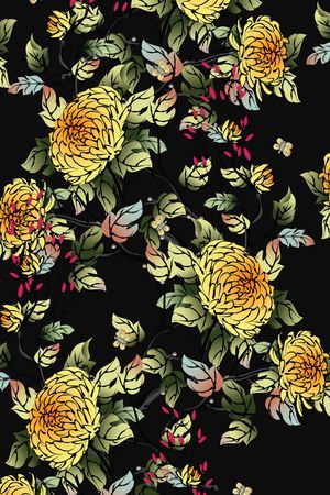 乱花印花华亿平台图片