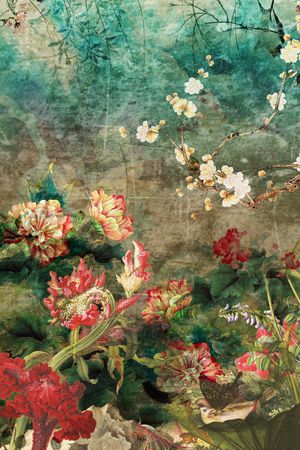 欧式建筑、花卉、热带植物、风景、抽象肌理、印花华亿平台图片