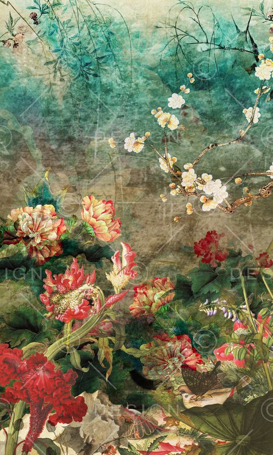 欧式建筑、花卉、热带植物、风景、抽象肌理、印花华亿平台图片