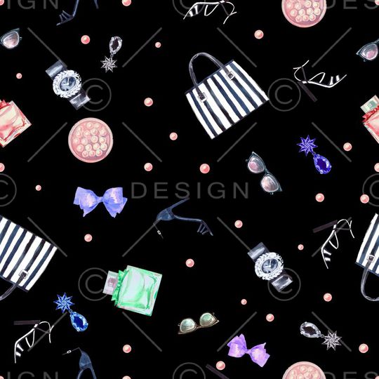 手绘配饰印花华亿平台图片