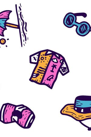 雨伞印花华亿平台图片