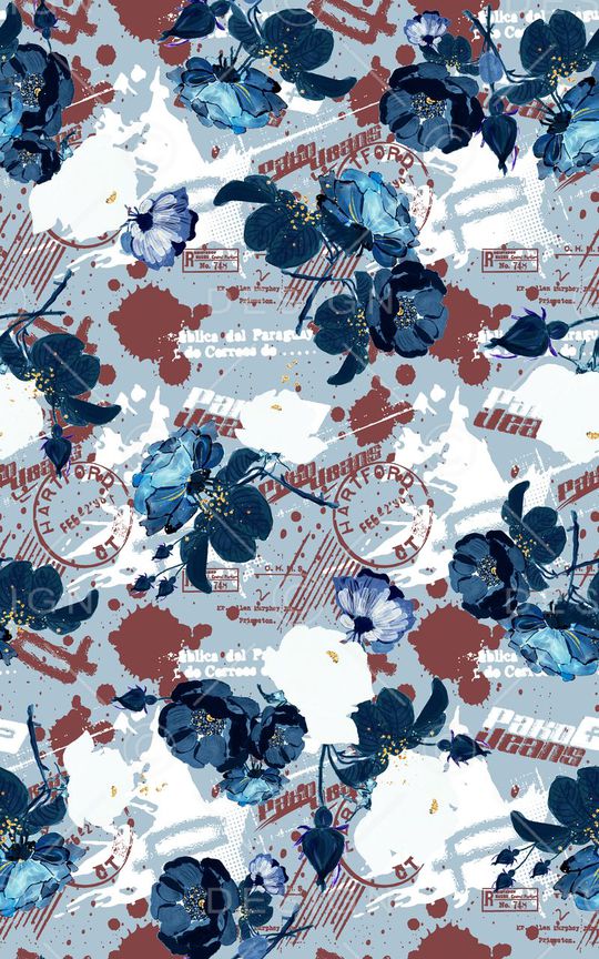 花朵印花华亿平台图片