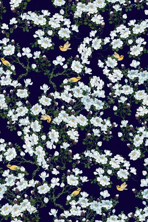 小碎花印花华亿平台图片