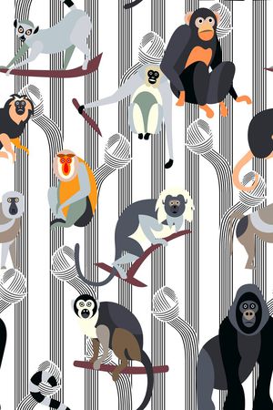 猴子印花华亿平台图片