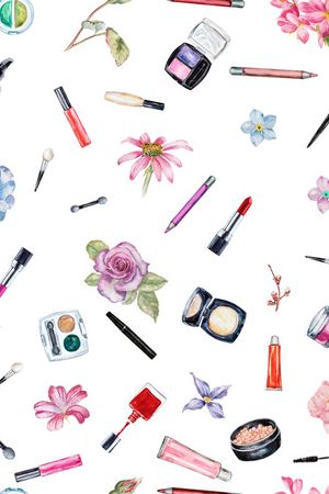 手绘花卉印花华亿平台图片