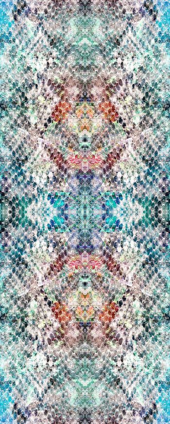 仿真蛇纹印花华亿平台图片