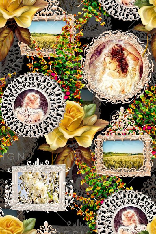 花朵印花华亿平台图片