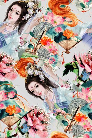 民族风印花华亿平台图片