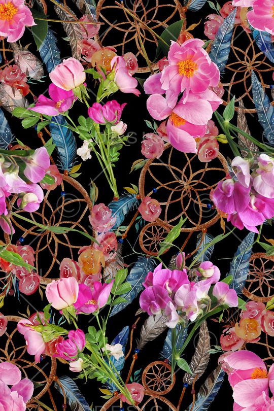 花朵印花华亿平台图片