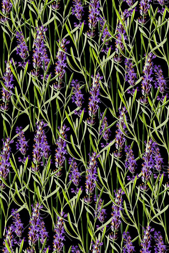 抽象手绘满版花卉印花华亿平台图片