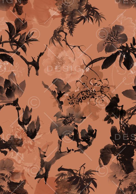 朦胧底纹印花华亿平台图片