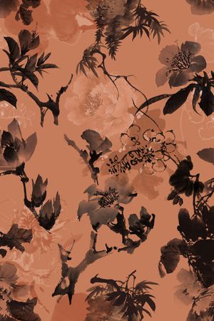 朦胧底纹印花华亿平台图片