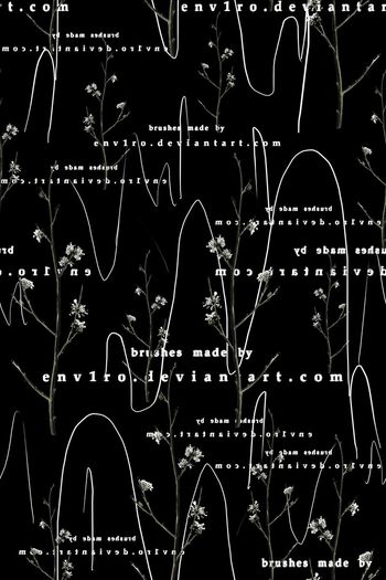 710443-手绘山脉花卉数字底纹