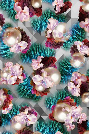 圆形印花华亿平台图片