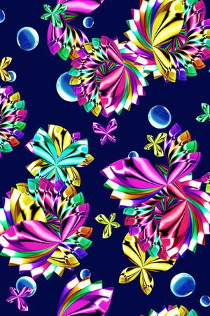 圆圈印花华亿平台图片