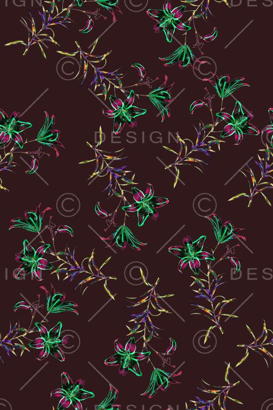 小碎花印花华亿平台图片