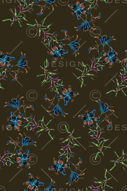 小碎花印花华亿平台图片