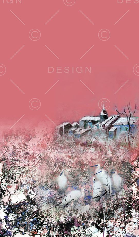 白鹭印花华亿平台图片