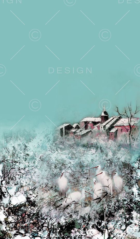 白鹭印花华亿平台图片