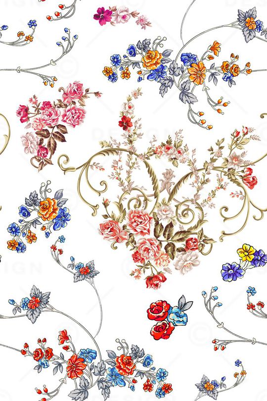 乱花印花华亿平台图片