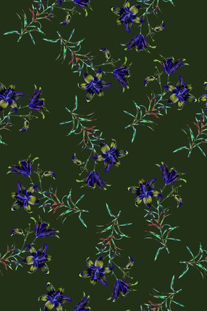 小碎花印花华亿平台图片