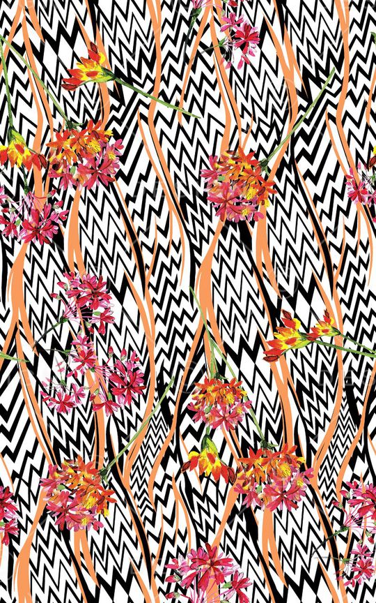 条纹印花华亿平台图片