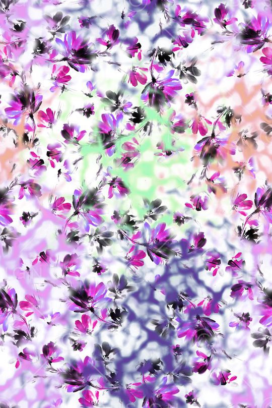 女装连衣裙外套T恤抽象印花华亿平台图片