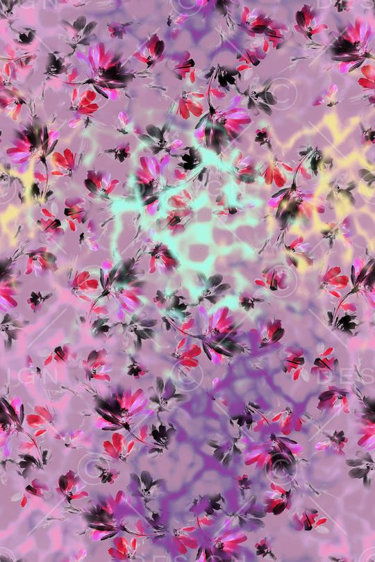 女装连衣裙外套T恤抽象印花华亿平台图片