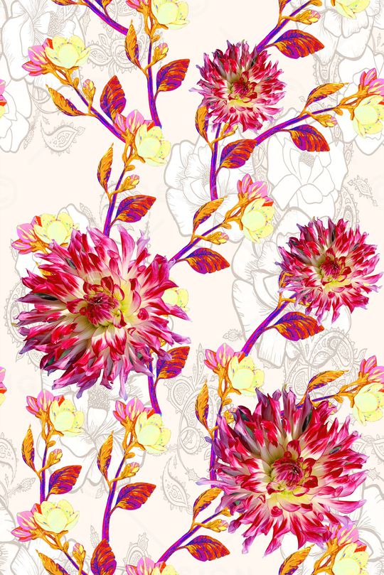 MAX-女装花卉印花华亿平台图片