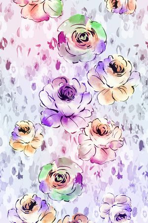 玫瑰印花华亿平台图片